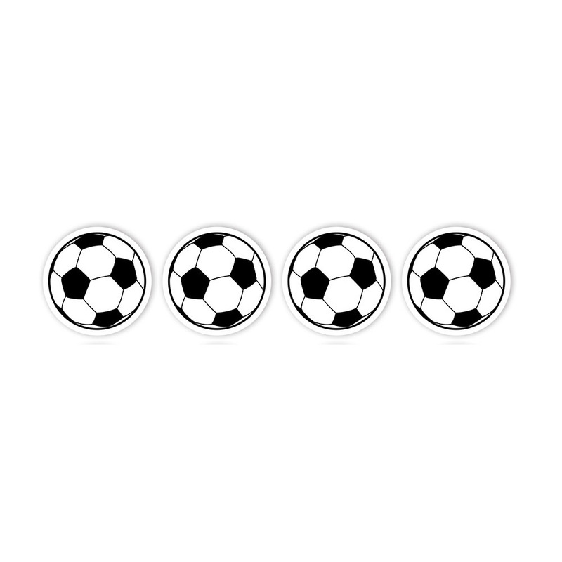 ワールドカップサッカーの形の楽しいプレゼント装飾ステッカーラベルシール3CM 12シール|undefined
