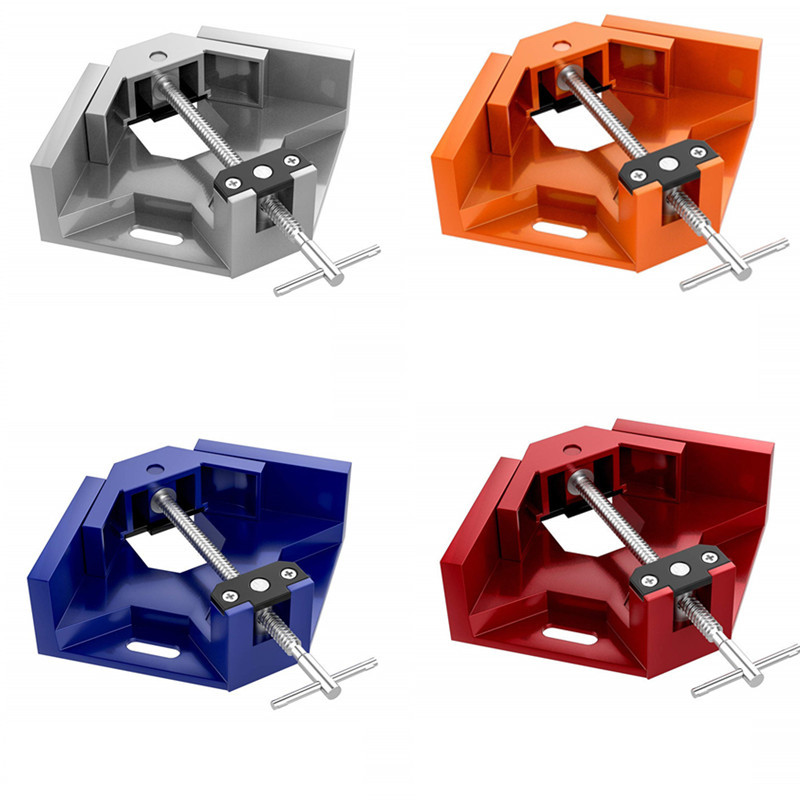 Hardware tools 90 degree aluminum alloy single handle woodworking right angle clamp angle clamp woodworking tool woodworking clamp
