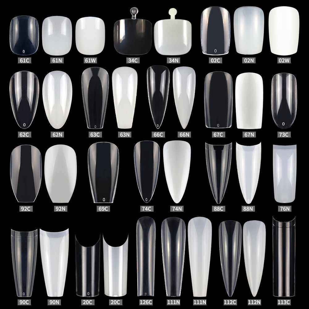New French wear nail piece cross-border half stickers full stickers fake nail nail nail patch extended wear nail piece