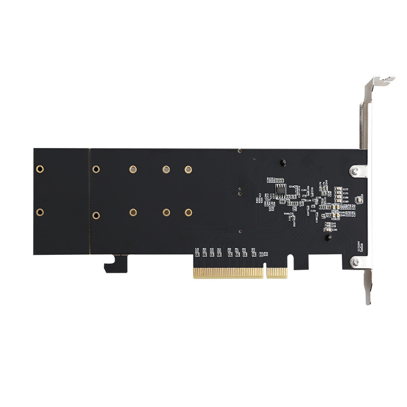 Pcie3.1 x 8デュアルm.2ハードディスク拡張カードasm18 12はnvmeプロトコルフル拡張カードに対応しています。|undefined