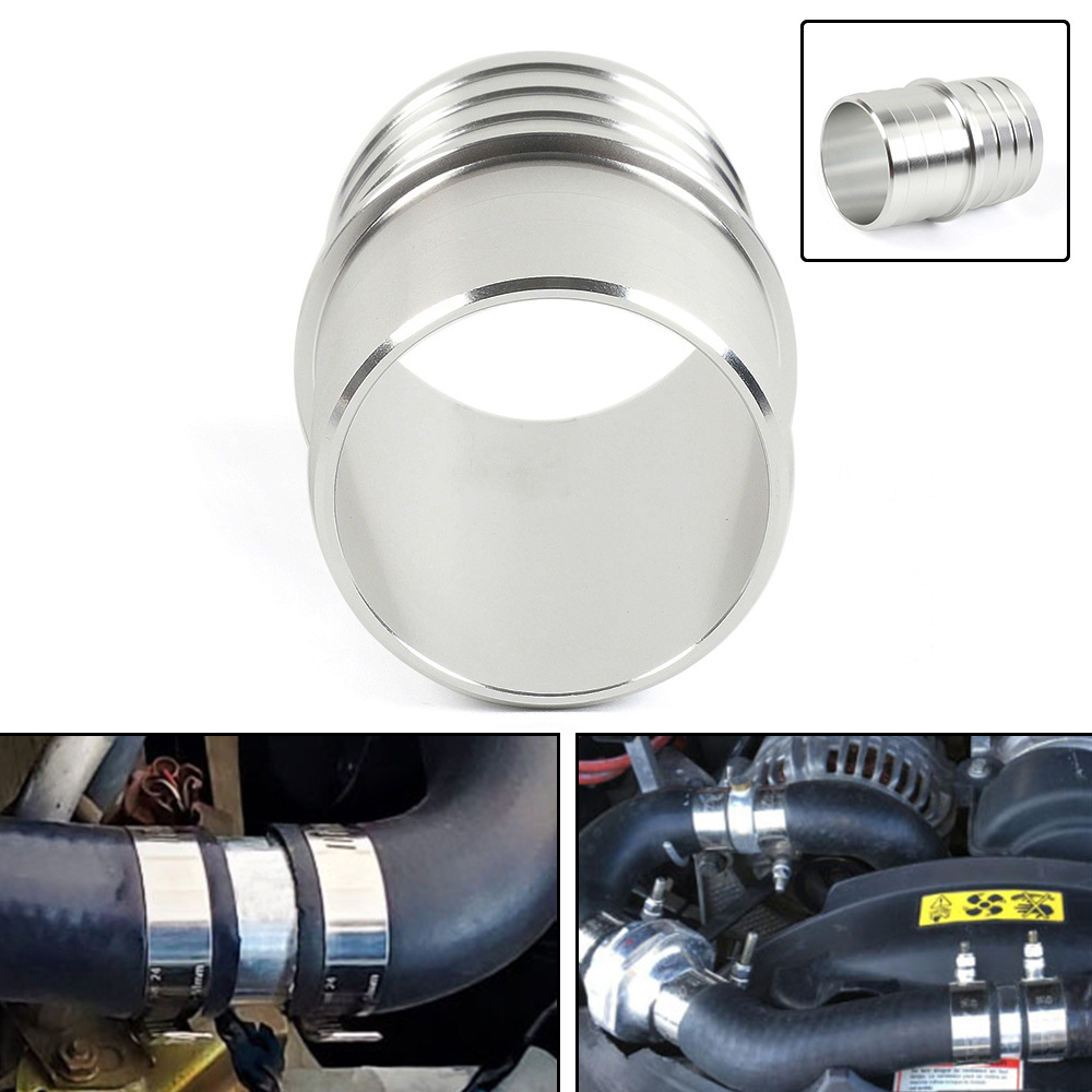 Automotive coolant hose interface radiator 1-1/2 to 1-1/2 steam port connection exchange adapter