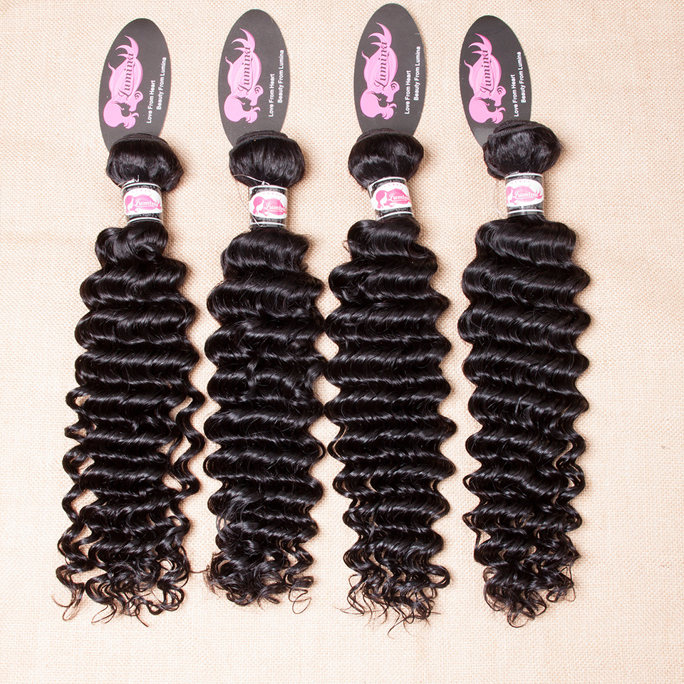 Brazilian Virgin Human Hair bundter ægte menneskehårgardin 95-100g_voghion.com