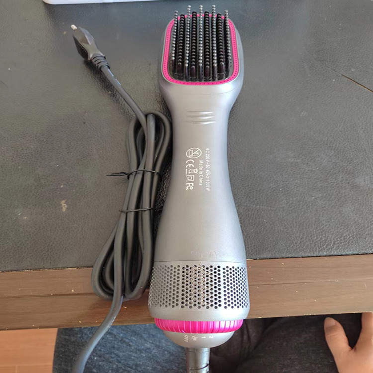 Cross-border new electric hair dryer three-in-one hot air comb hairdressing comb hair dryer iron curling iron