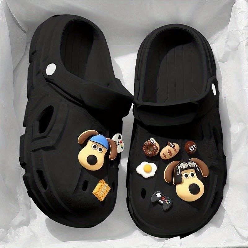 Thick Sole Hole Shoes Men's Non-slip Slippers Female Nurse Couple's New All-match Casual Sandals and Slippers Beach Shoes