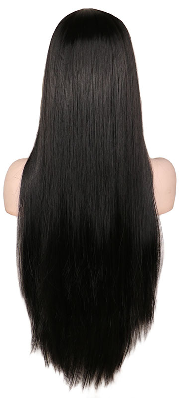 Parrucca Donna Lunga Lisci Capelli Di Media Lunghezza Cyber Celebrità Otto Caratteri Frangia Moda Soffice Naturale Parrucca Set Donna Testa Piena Realistico_voghion.com