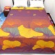 Purple large ginkgo leaf 230*250