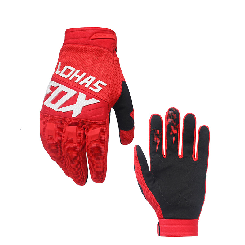 Mănuși antiderapante LOHASFOX cu ecran tactil cu 16 culori pentru sporturi în aer liber, motocross, cu degete lungi, rezistente la uzură_voghion.com