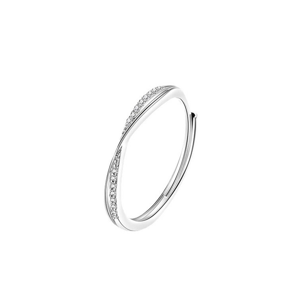 Line Cross Ring Japanese Style Style Simple Accessible