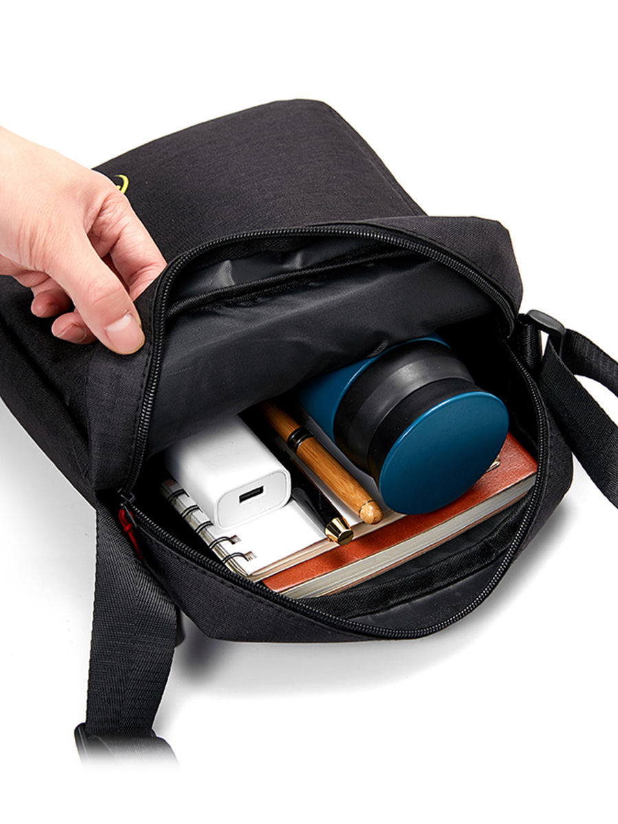 Cross-border New Shoulder Bag Men's Casual Business Men's Satchel Simple Large Capacity Shoulder Bag Wholesale