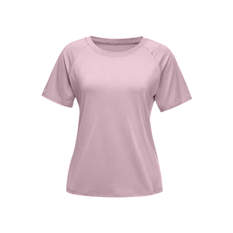2025 Quick-drying Top Women's Summer Thin Loose Casual Yoga Suit Short-sleeved Slimming Fitness Running Sports T-shirt