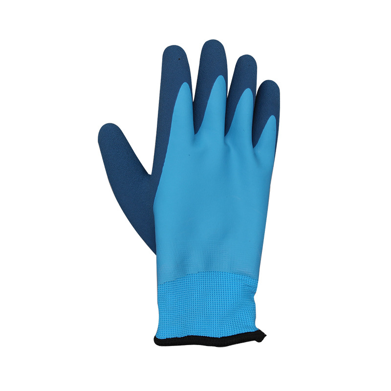 Dengsheng winter warm gloves cold storage waterproof fishing fleece-lined wear-resistant winter padded antifreeze labor gloves wholesale