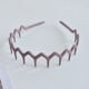 12 # Dark purple painted small M headband