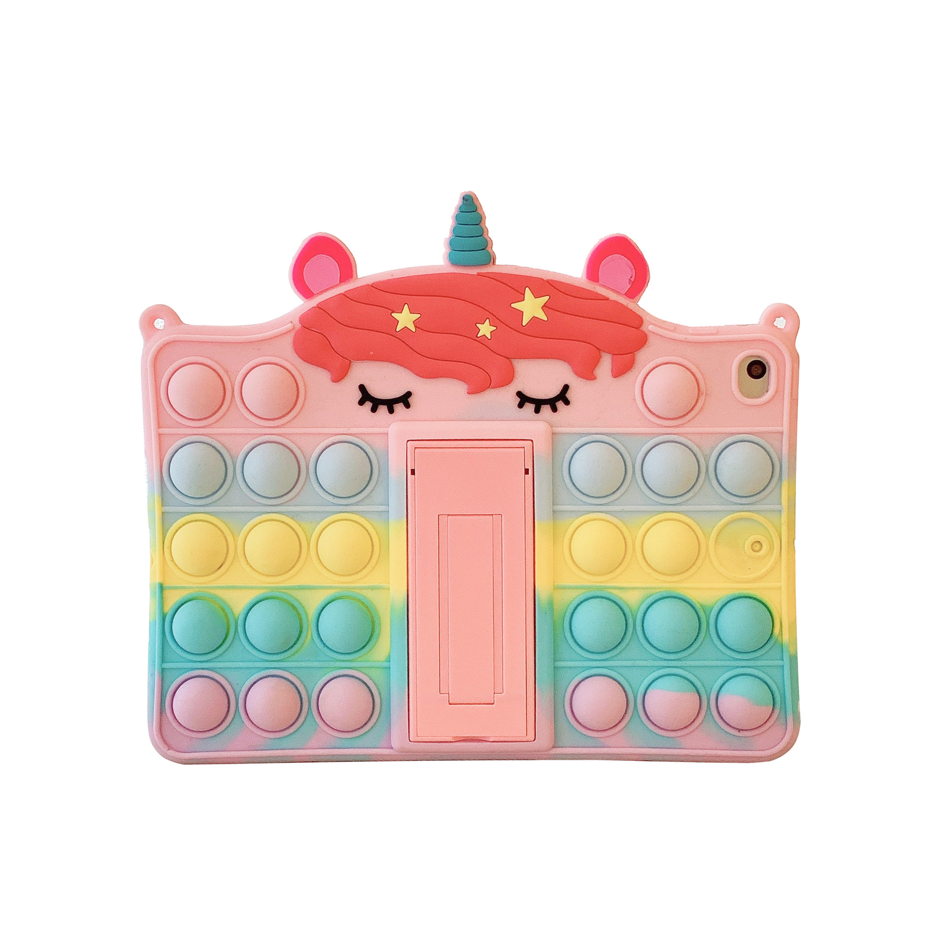 廠家適用 ipad10保護套 獨角獸 三星s6lite/p610 平板殼 彩馬