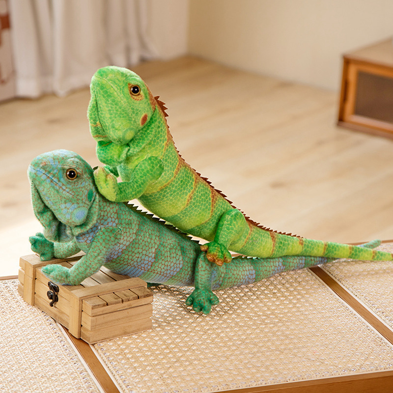 リアルなフトアゴヒゲトカゲぬいぐるみ男の子枕人形誕生日ギフト生地人形マルチカラーカメレオンぬいぐるみおもちゃ|undefined