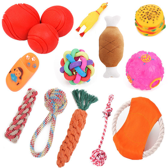 Pet dog dog toy cross border frisbee pet ball puppy toy bite resistant rope knot toy carrot toy wholesale