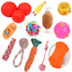 Pet dog dog toy cross border frisbee pet ball puppy toy bite resistant rope knot toy carrot toy wholesale
