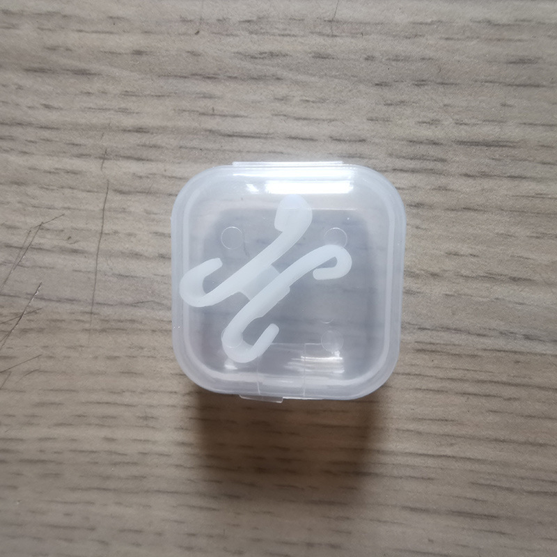 Mini silicone hook nose clip