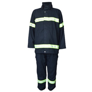 02 single-garment fire-fighting clothing provincial inspection report Cotton fire-fighting clothing flame-retardant clothing five-piece fire-fighting clothing