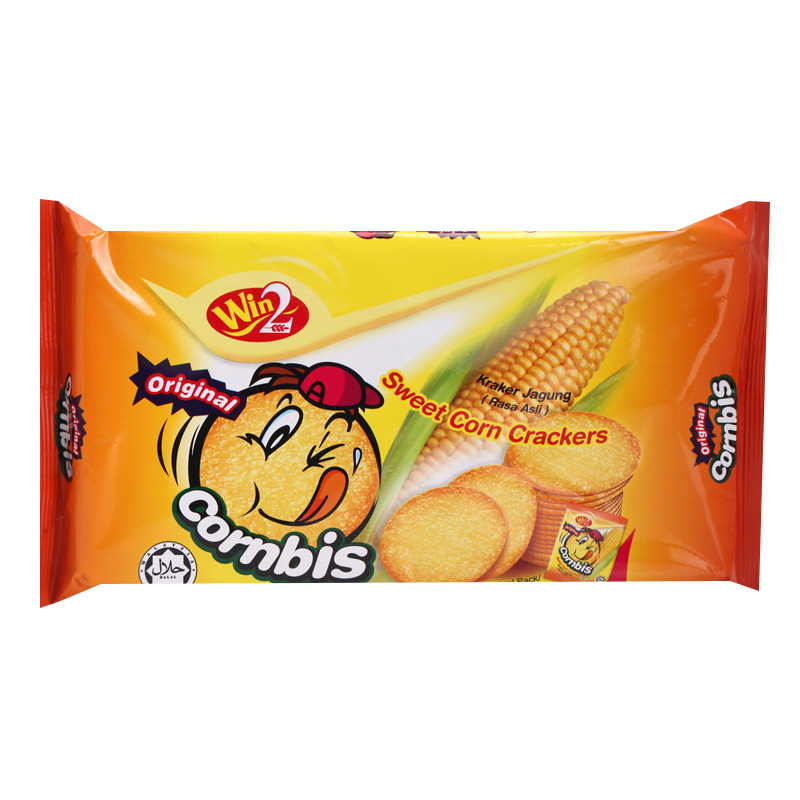 Malaysia Happy Win Win2 Crackers 120g Independent Snacks Afternoon Tea Caramel Crackers