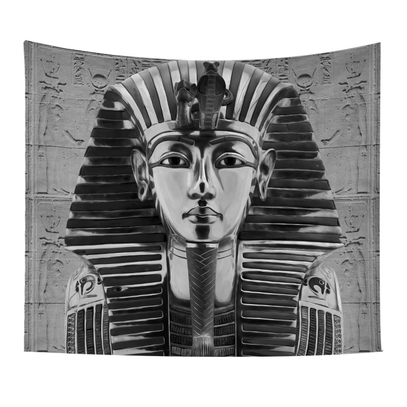 European and American Style Dark Black and White Simple Tapestry ins Amazon Hot Tarot Sun Hanging Cloth Wall Decorative Cloth