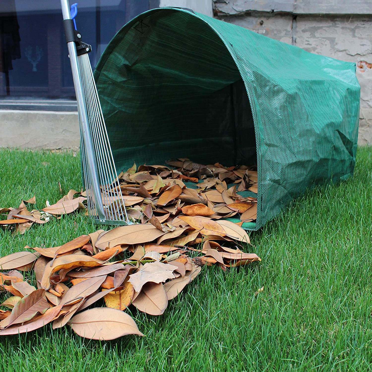 Cross-border hot garden deciduous bag corrosion-resistant environmental protection leaf storage bag large capacity garden weed cleaning bag