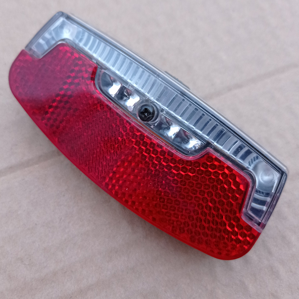 Mountain bike bicycle taillight folding car rear tail shelf installation LED warning light night riding equipment accessories