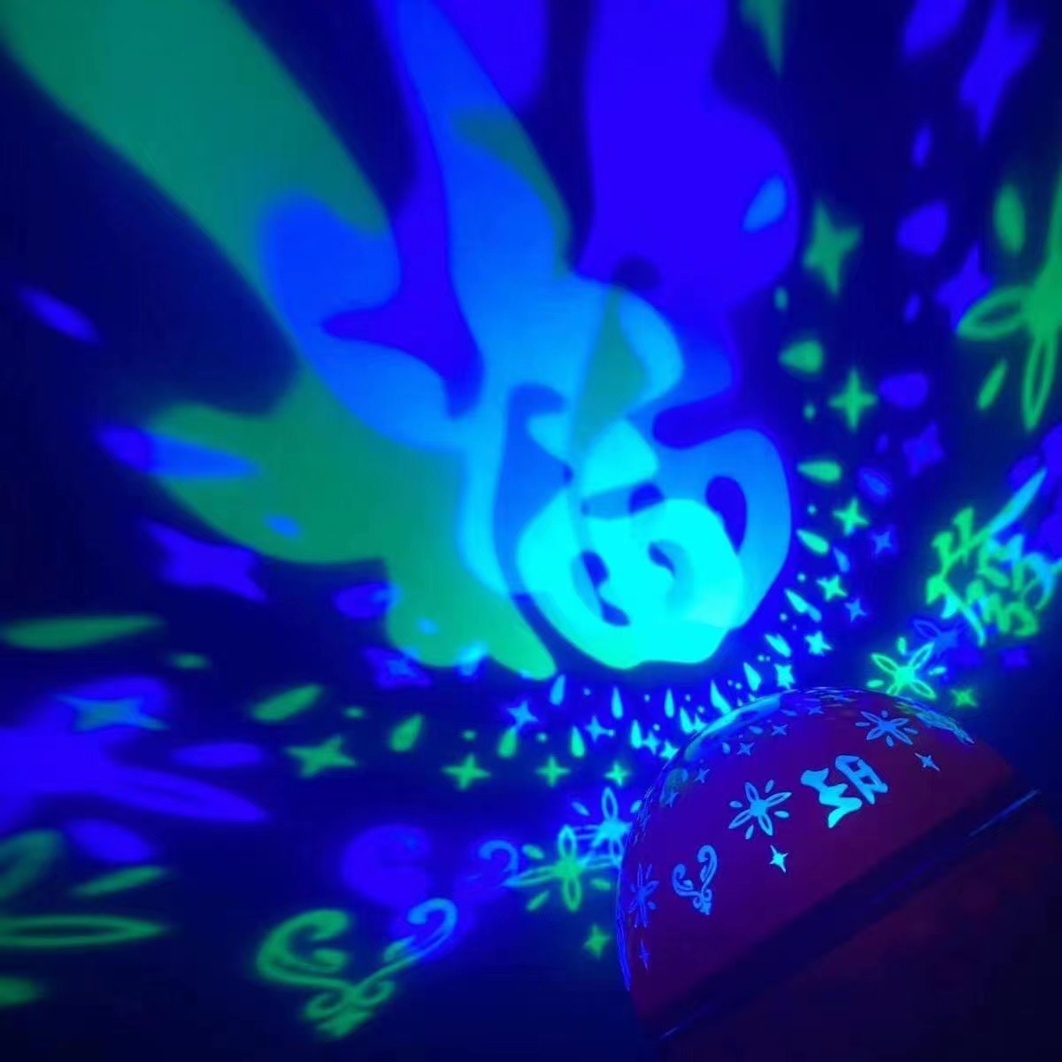 New year fortune light color-changing blessing light colorful lantern festive lantern Spring Festival New Year Fortune light blessing