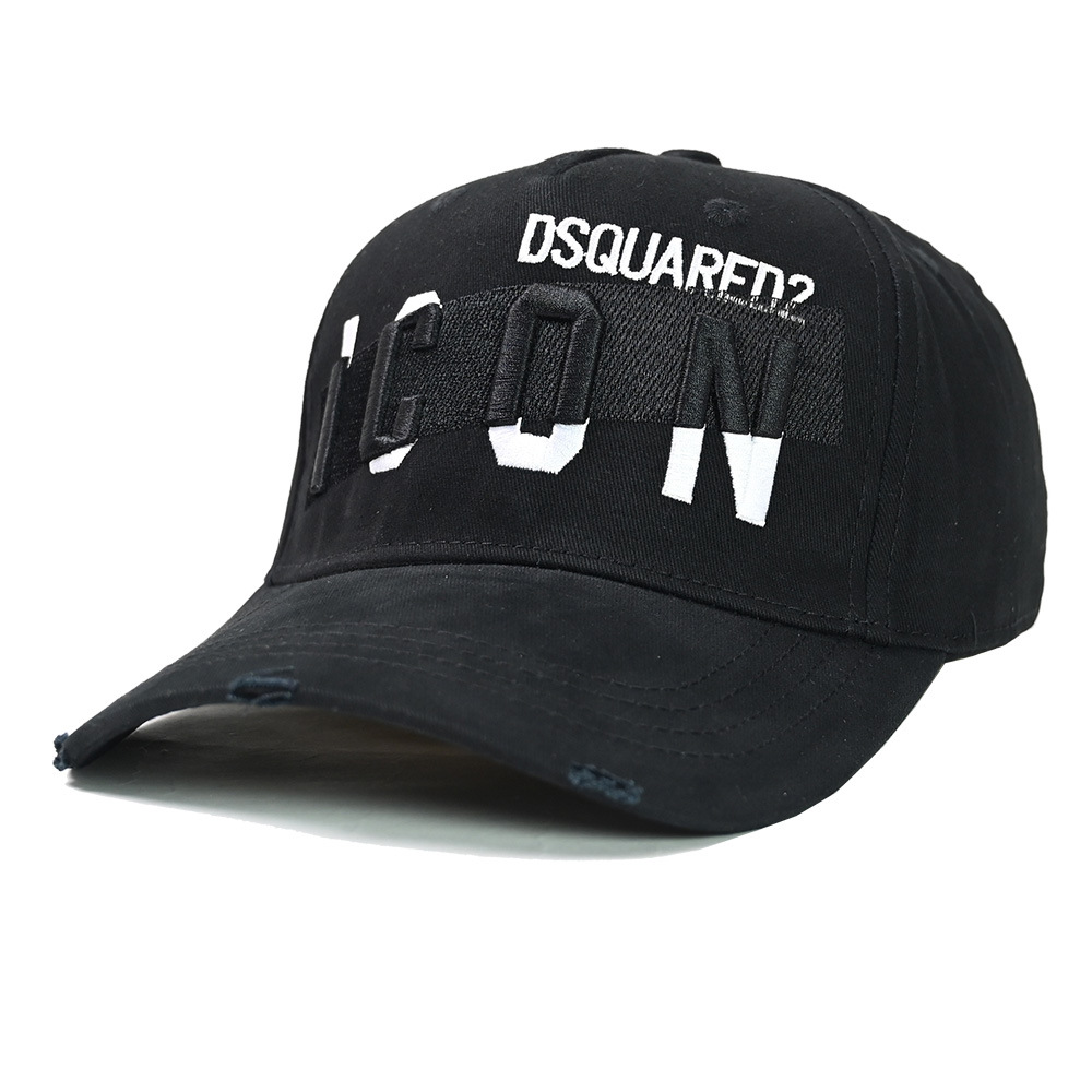 Men's fashion brand baseball cap ICON peaked cap cross-border European and American DSQ2 casual outdoor street fashion sun hat