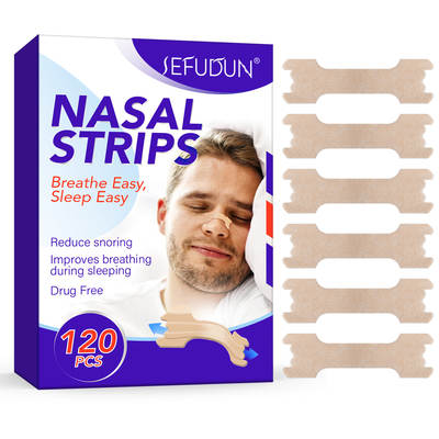 SEFUDUN new nasal stickers smooth stickers ventilation stickers snoring nasal competition physical expansion stickers sleep stickers 120 stickers cross-border