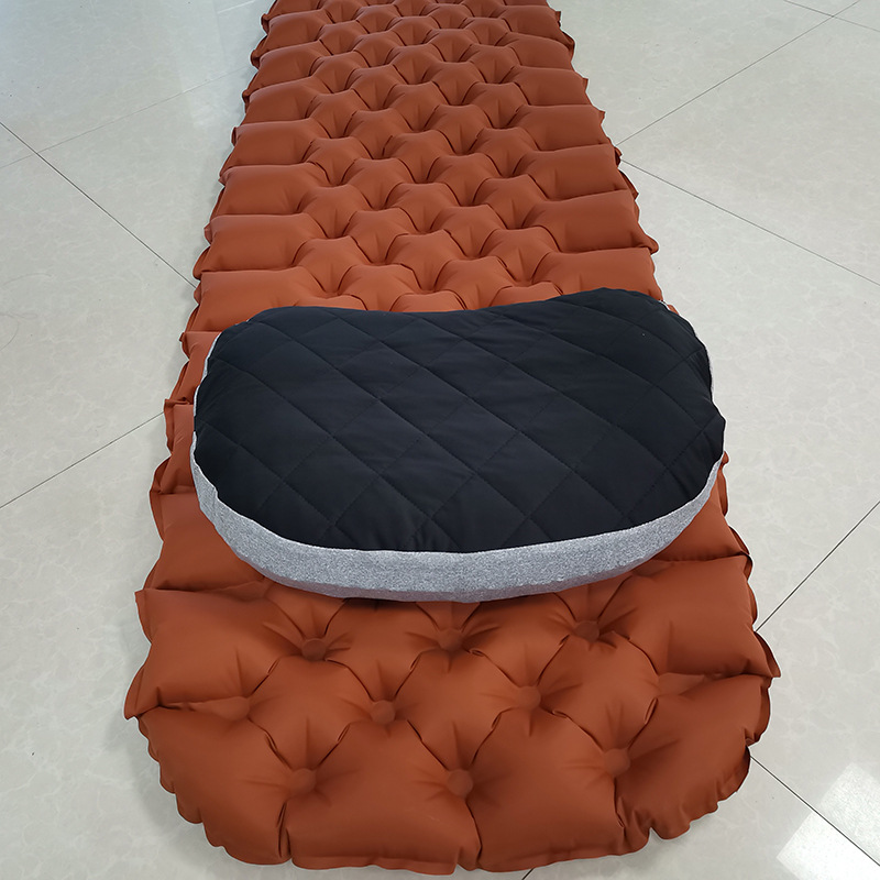 Cross-border new camping inflatable pillow with pillowcase travel pillow lunch break prone pillow convenient waist pillow pillow wholesale