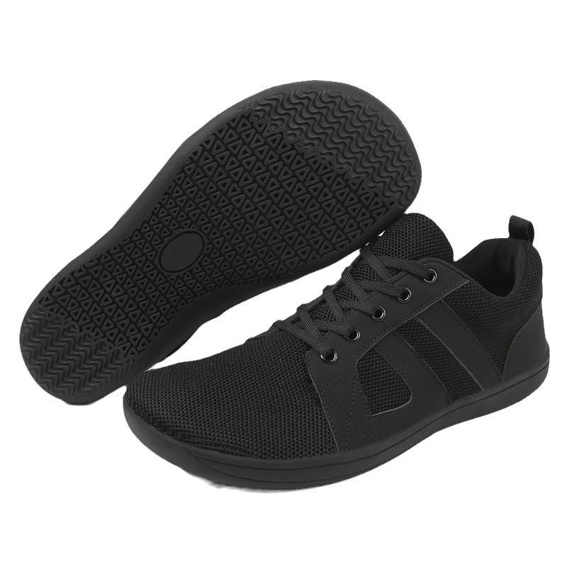 Non-Slip Barefoot Wide-toe Shoes Loose Sports Men's Shoes Casual Big Foot Shoes Hiking Wide Last Shoes plus size Couple's Wide Shoe