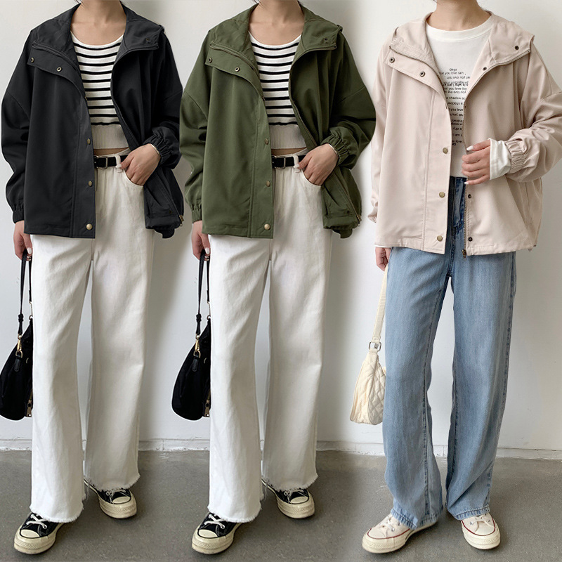 Autumn 2024 New Japanese Rakuten Women's Clothing Explosions Loose Short Jacket Women's Casual Frock