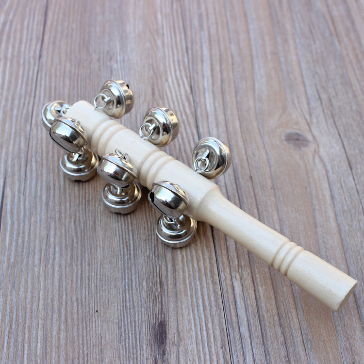13 wooden rattle Orff children's percussion instrument kindergarten early education Music wooden string Bell