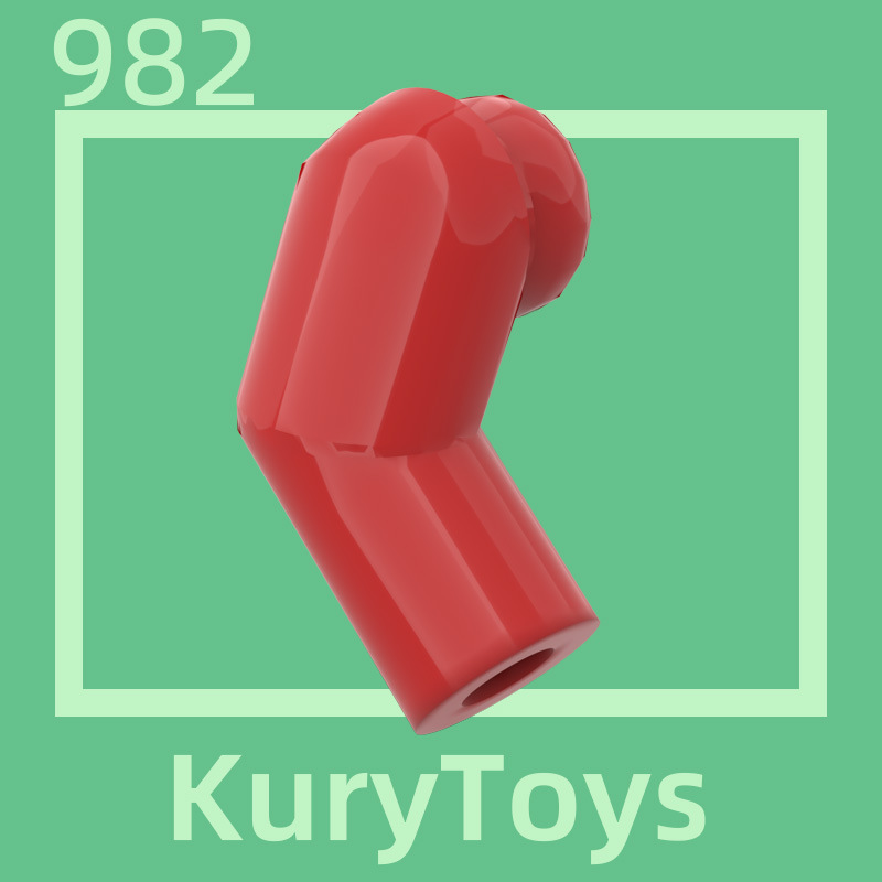 KURY/Kairui Small Particle Building Blocks DIY Parts Compatible with 982 Man Body Parts MOC