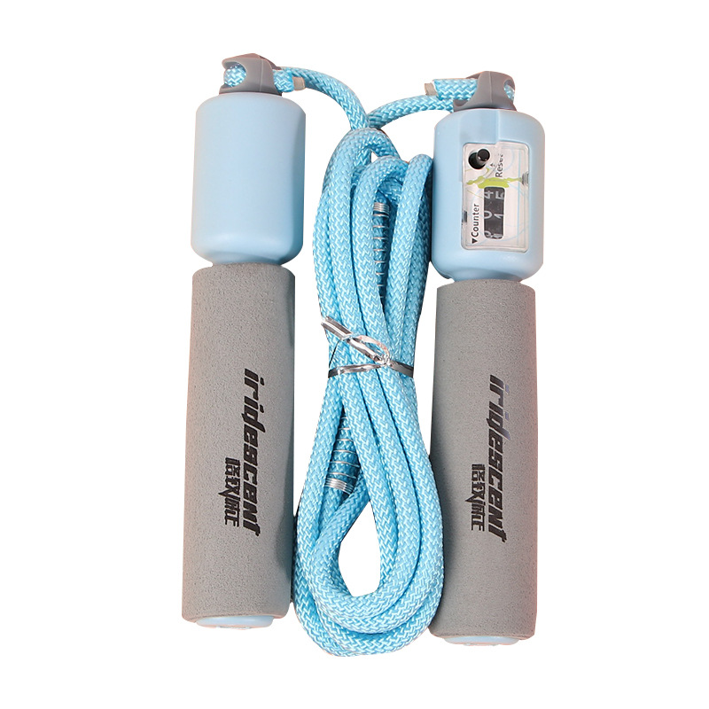 Children's counting skipping rope student special sports examination senior high school entrance examination training adjustable sponge handle skipping rope wholesale