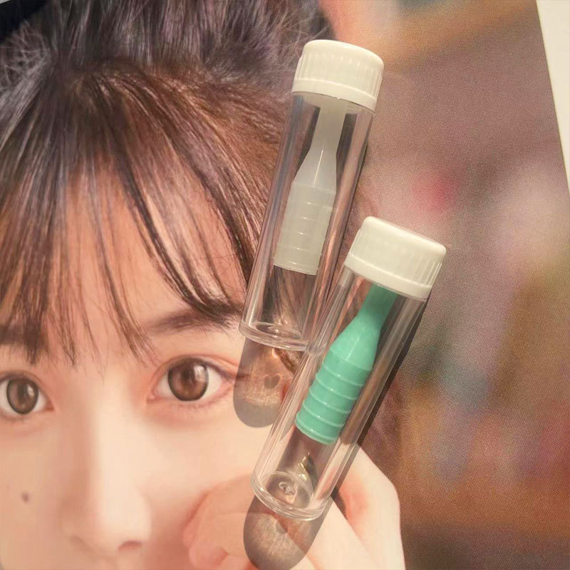 New soft and rigid silicone suction stick contact lens beauty contact lens applicator suction stick independent bottle wearer