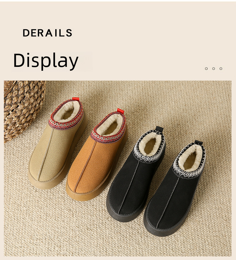 Botas de nieve de invierno para mujer con felpa_voghion.com