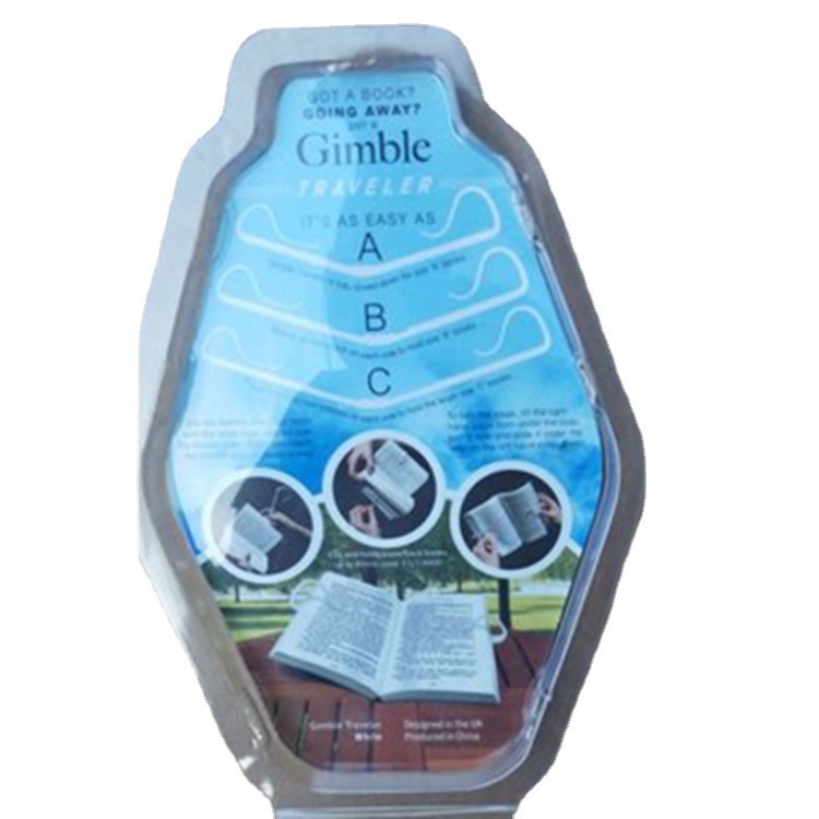 Creative portable fixed clip bookmark clip reading bookshelf reading book clip bookend