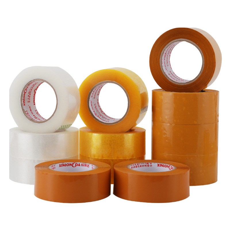 High-stick wide tape wholesale transparent tape full box express packaging sealing tape large roll spot