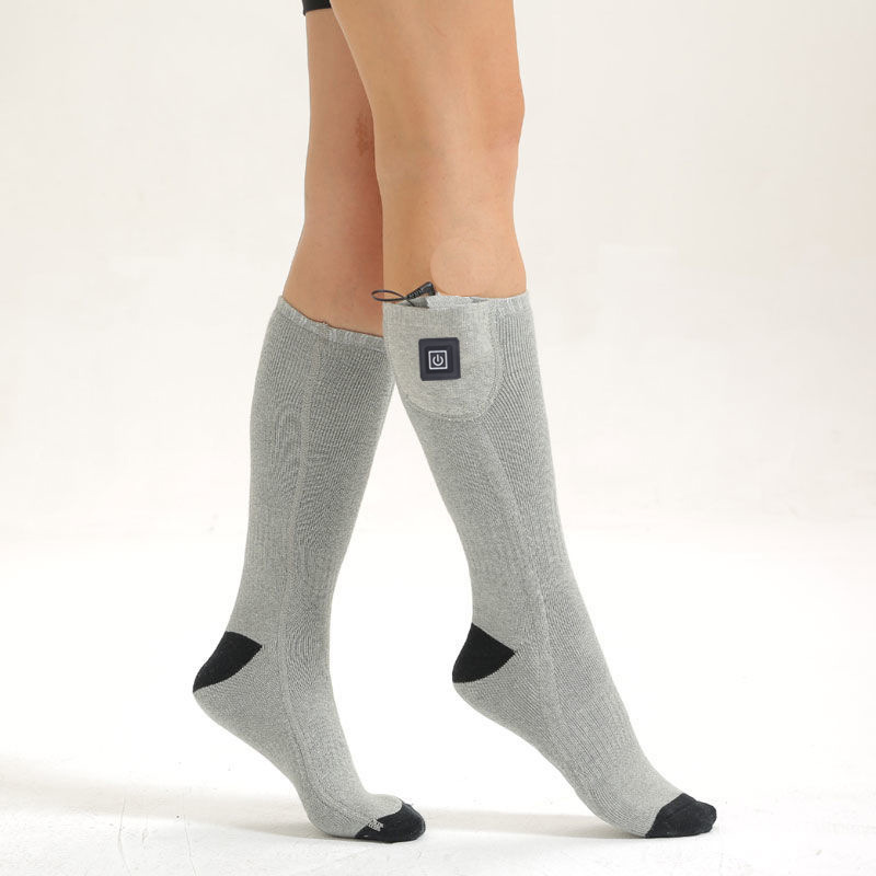 APP thermostat heating socks electric heating long tube warm electric socks charging heating foot warmer artifact mobile phone remote control