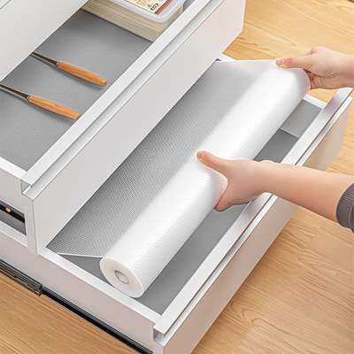 Drawer Cushion Paper Oil-proof Mildew-proof Wardrobe Shoes Cabinet Pad Thickened Moisture-proof Mat Kitchen Waterproof Oil-proof Sticker Cabinet