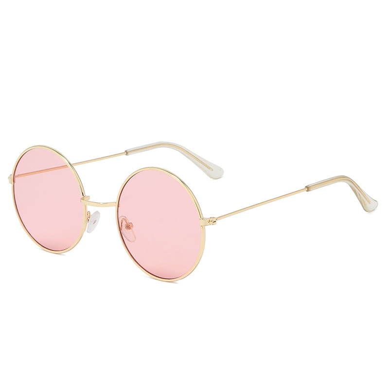 Huang Xiaoming with round wedding Best Man Group Photo Vintage sunglasses men's small frame sunglasses factory wholesale