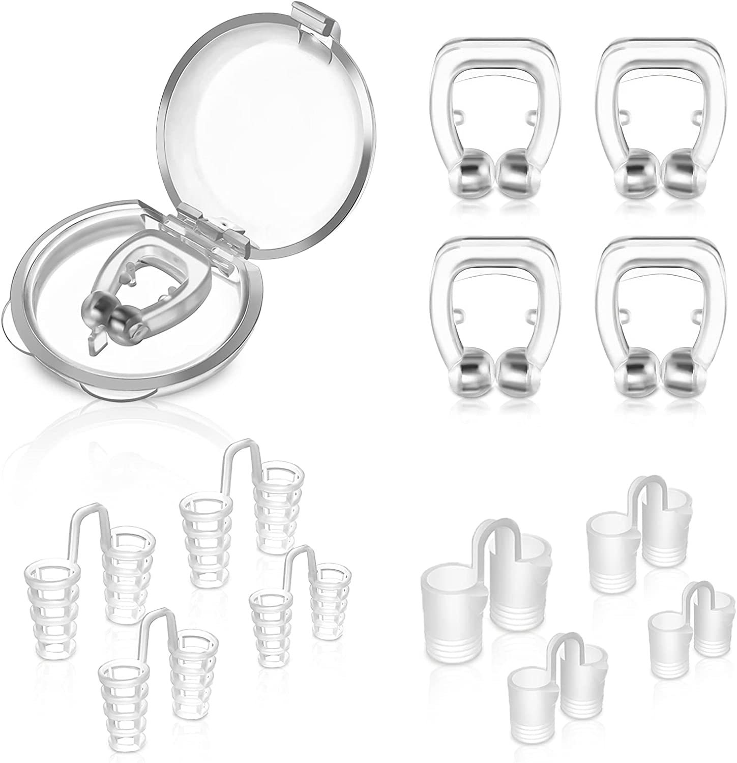 Cross-border Stop Snoring Mini Nose Clip Anti-snoring Nose Clip Anti-snoring Silicone Magnet Tool