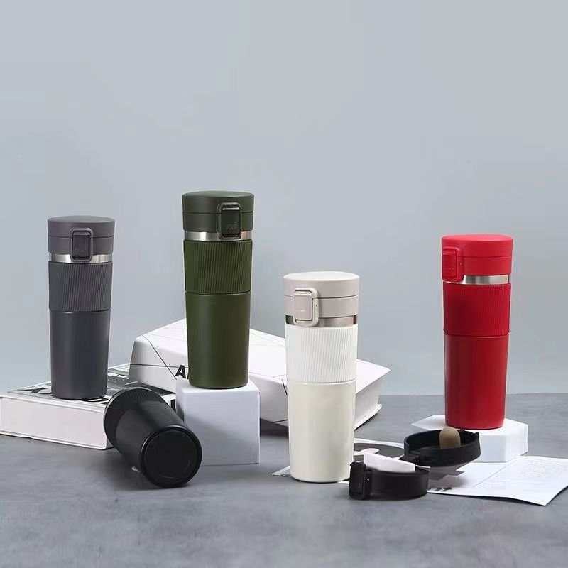 Cross-border generation stainless steel coffee cup high-value coffee cup men's and women's car coffee cup bouncing coffee cup