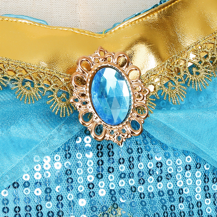 20223 foreign trade Girl Aladdin cosplay jasmine jasmine princess two-piece performance suit a generation