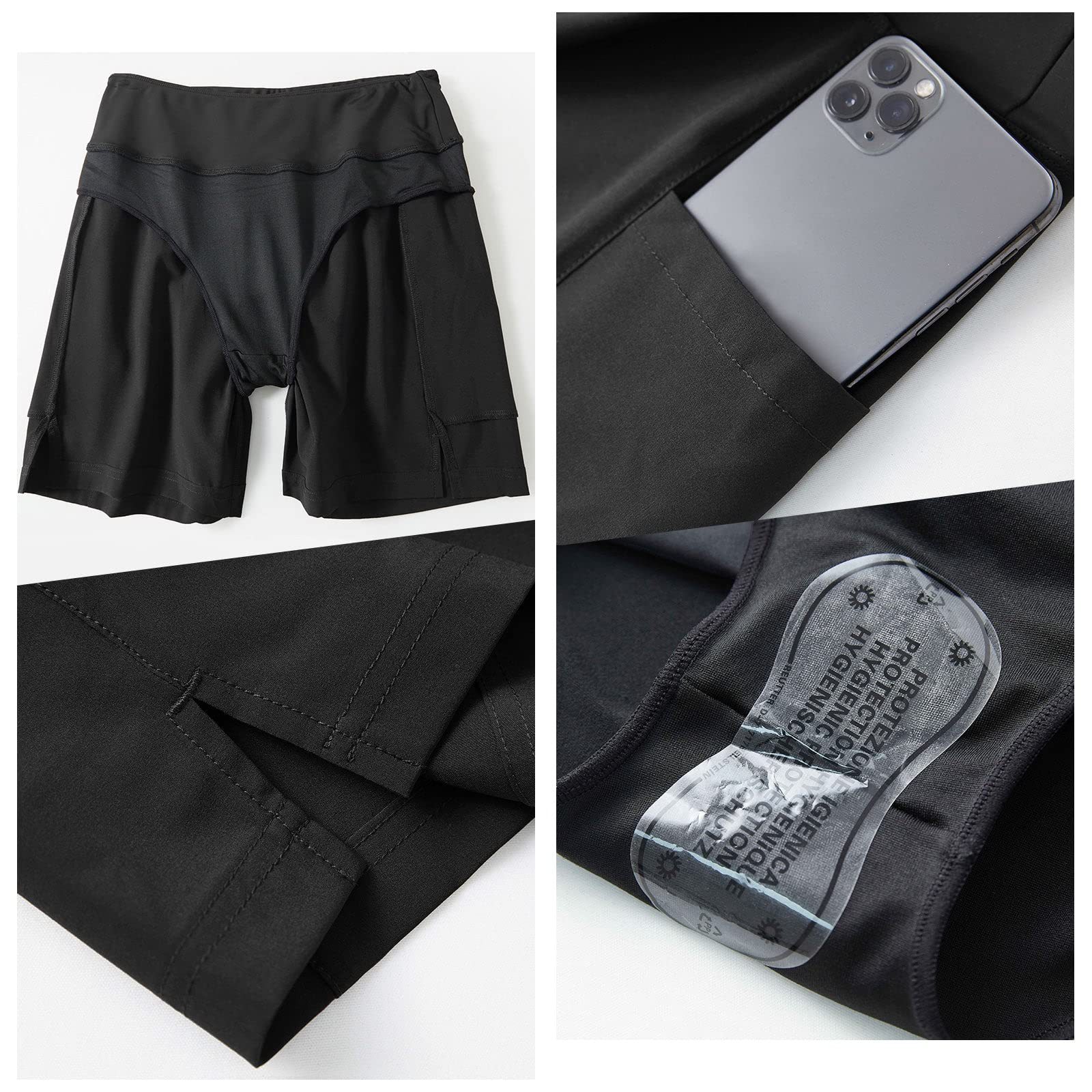 Cross-border European and American Boxer Women's Pocket Running Shorts Fashion Beach Loose Elastic Casual Quick-drying Pants for Women