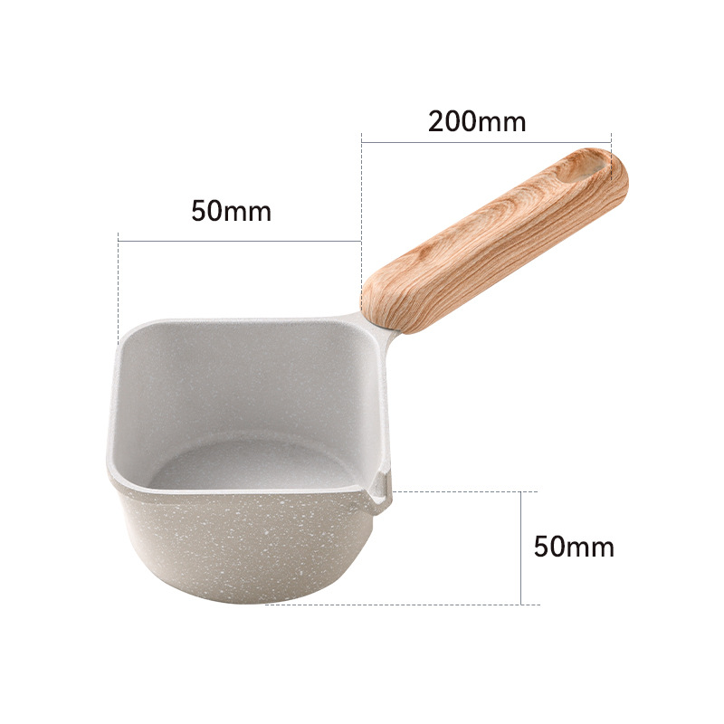 Factory Direct supply maifan stone oil pan household non-stick pan oil-burning pan hot oil Special mini omelette pan