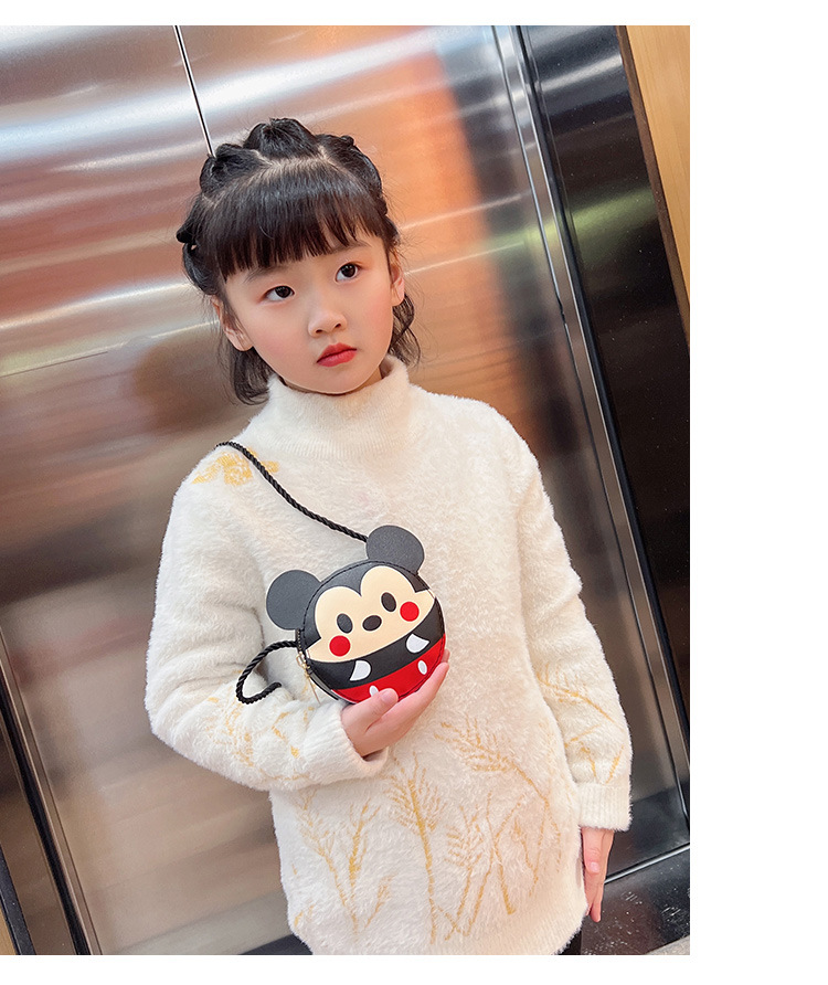 Children's Messenger Bag Small Bag Cute Cartoon Little Girl Accessories Bag 2023 New All-match Coin Purse for Boys and Girls