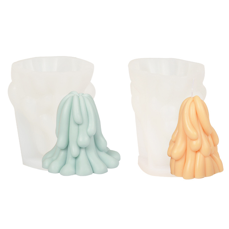 Sanxin 3d Submarine Gypsum Abrasive Tool diy Ornaments Marine Tentacles Aromatherapy Candle Silicone Mold