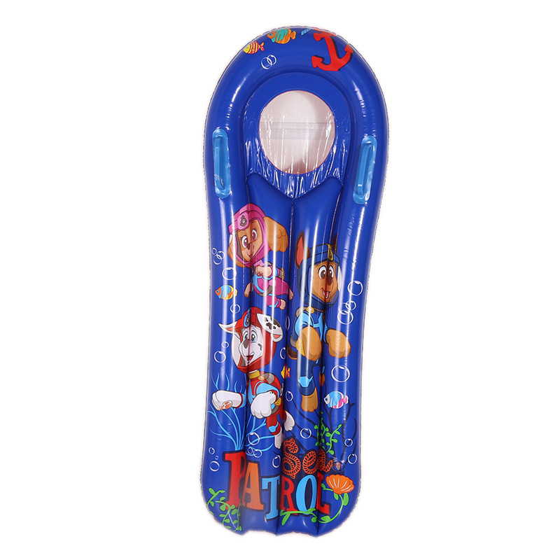 Manufacturers selling inflatable children's surfboard water play toys floating row Mount floating bed learning swimming floating board wholesale